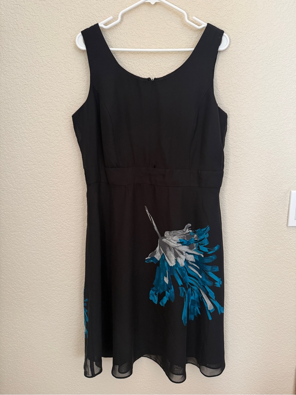 Studio I Dress Floral Teal Size 12 Sleeveless